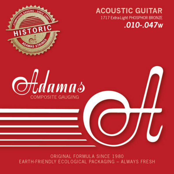 Adamas Akustik-Gitarren Saiten Historic Reissue Phosphor Bronze, 10-47