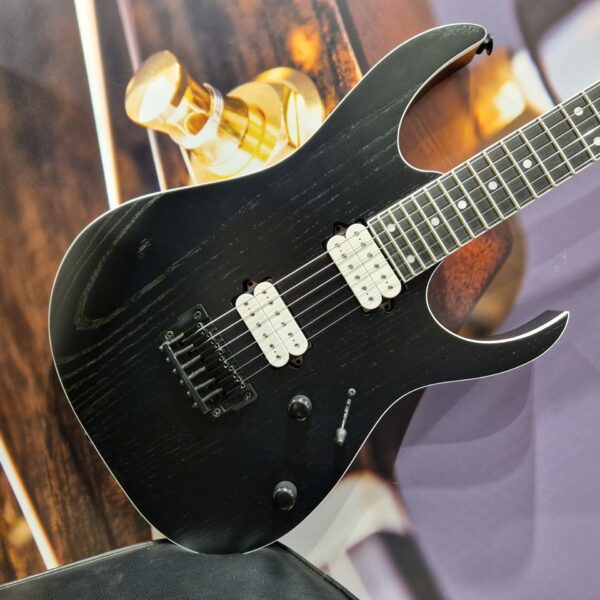 Ibanez RGR652AHBF-WK RG Prestige E-Guitar Reversed Headstock 6 String Weathered Black + Hardcase