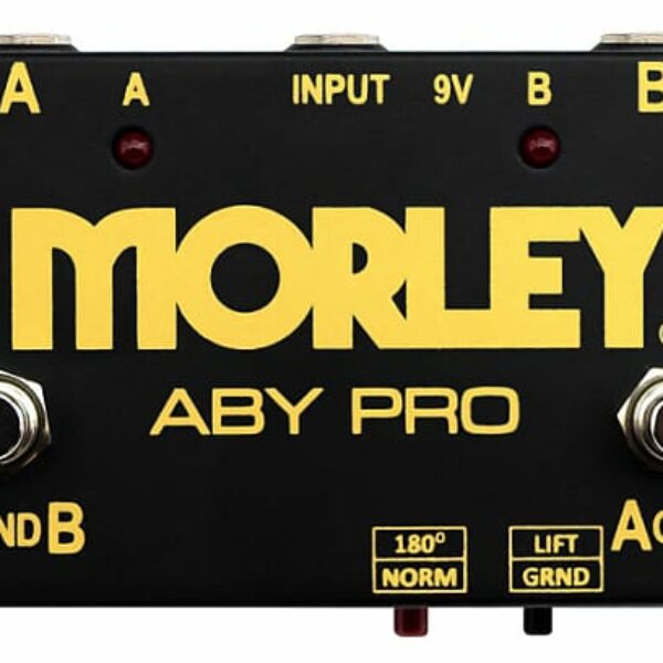 Morley ABY-PRO - Gold Series ABY Pro Selector - A/B/Y Switch