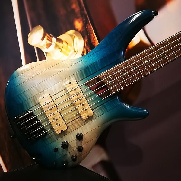 Ibanez SR5CMLTD-CIL SR Premium Series E-Bass 5 String Caribbean Islet Low Gloss + GigBag, Limited Edition