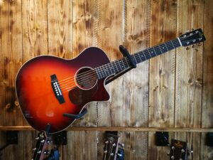 Sigma GMC-1E Cherry Burst AE, Acoustic Guitar + Preamp, Limited Edition