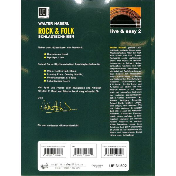 Rock + Folk Schlagtechniken + CD