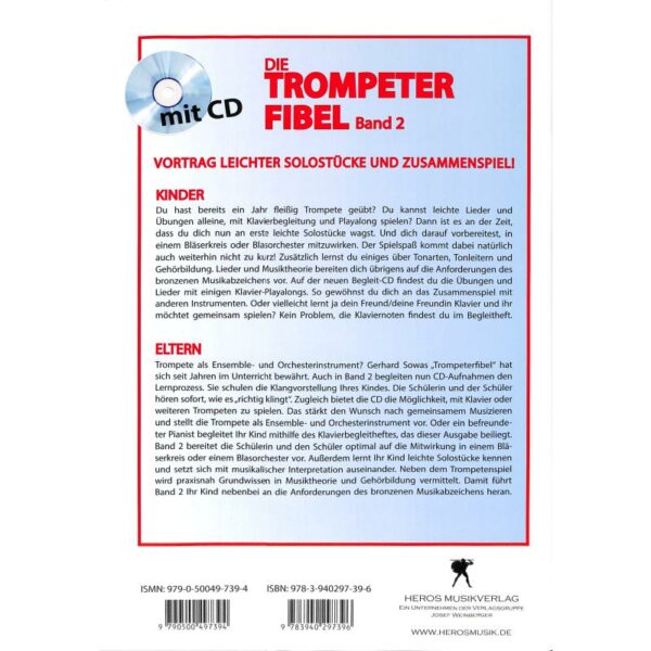 Die Trompeterfibel 2 + CD