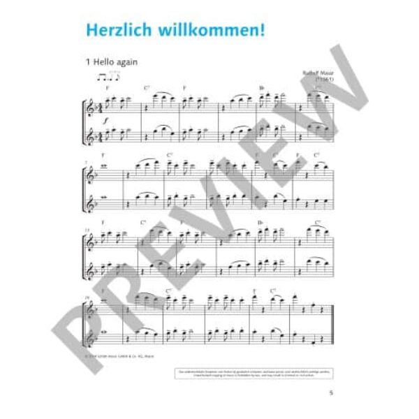 Die fröhliche Querflöte 3 + Online Audio