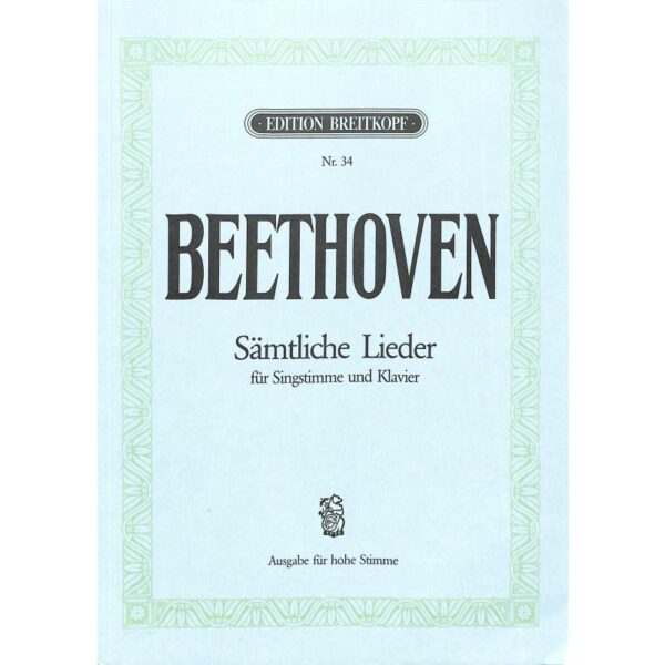 Beethoven, Sämtliche Lieder