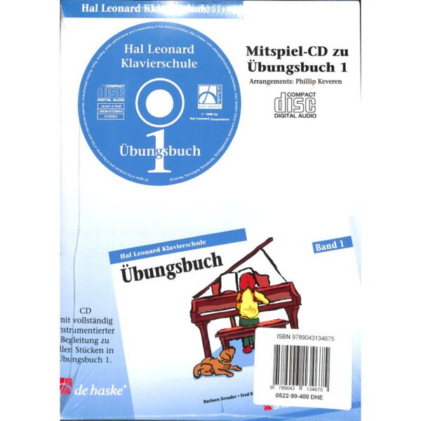 Übungsbuch 1 Hal Leonard Klavierschule + CD