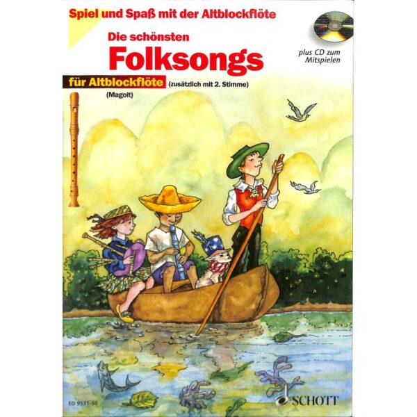 Die schönsten Folksongs + CD
