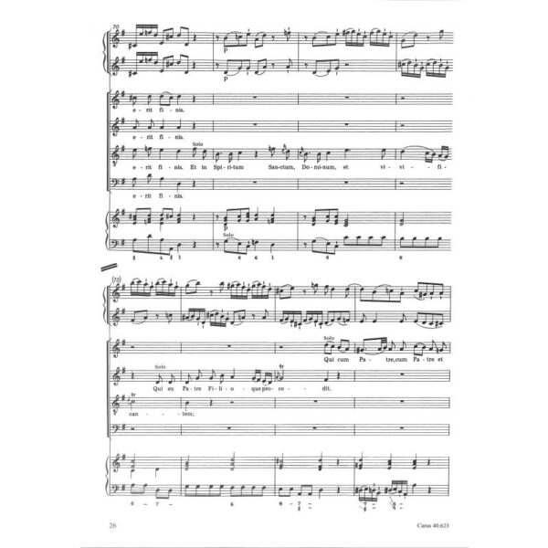 Missa brevis G-Dur KV 140 (235d)