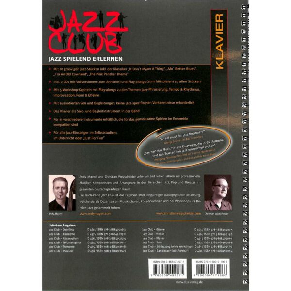 Jazz Club, Klavier + 2CDs