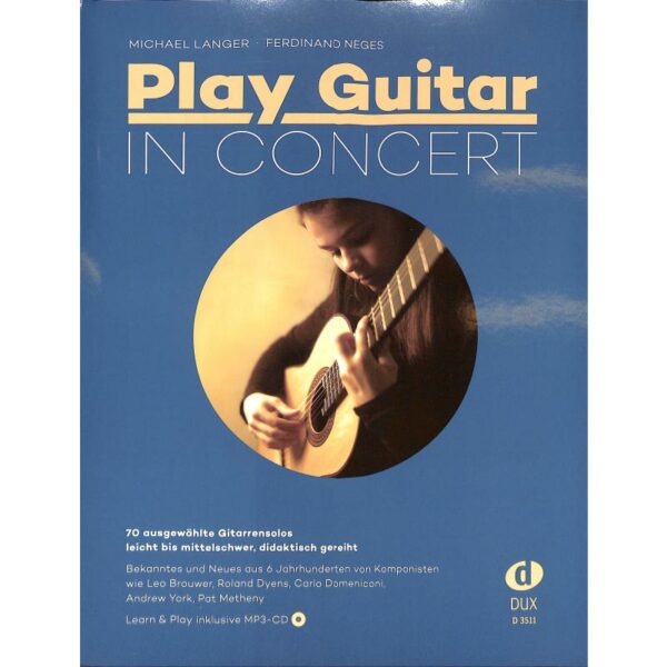 Play guitar in concert + CD
