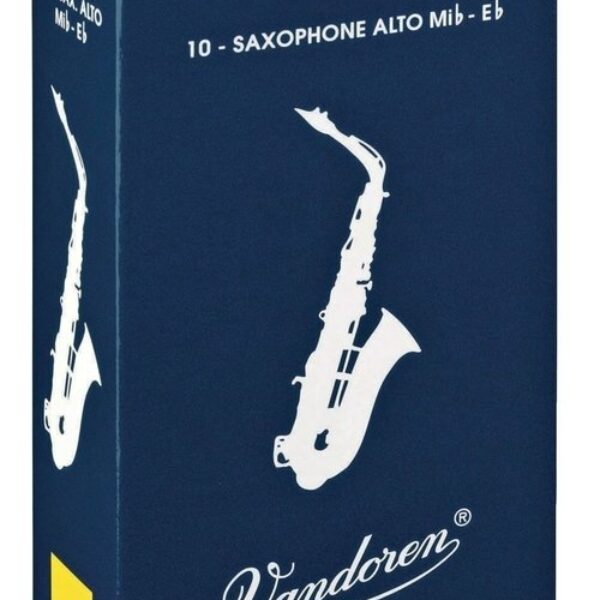 Vandoren Blatt Alt Saxophon Traditionell, Stärke 2 1/2