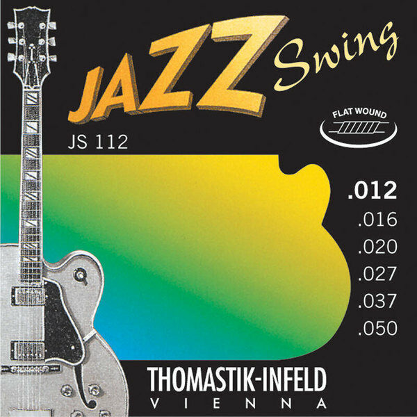 Thomastik-Infeld JS112 E-Gitarre-Saiten Jazz Swing Series Nickel Flat Wound