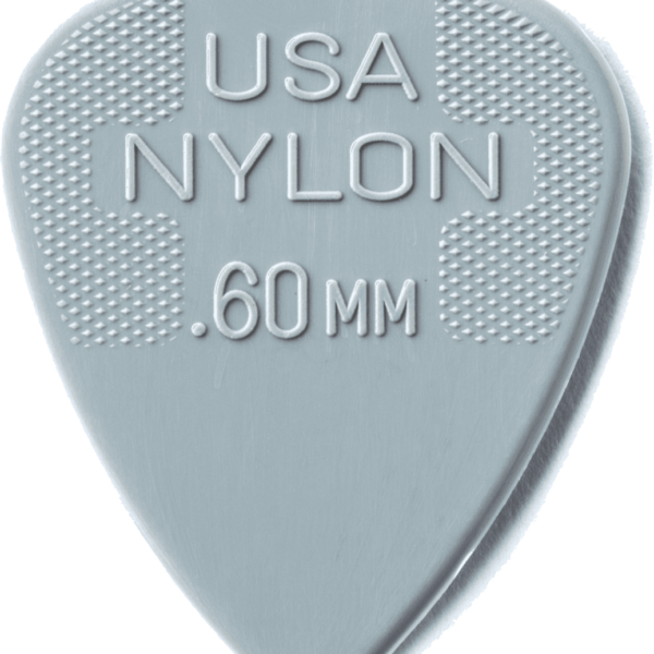 Dunlop Nylon Standard Pick, light grey, 0.60 mm