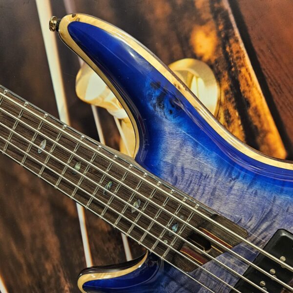 Ibanez SR2605L-CBB Premium E-Bass 5 String Lefthand- Cerulean Blue Burst + Bag