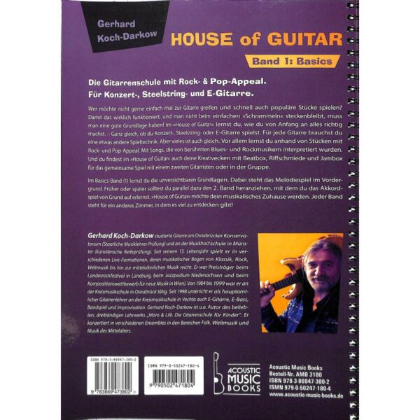 House of Guitar 1, Gitarrenschule mit QR Codes