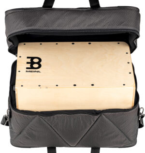 MEINL MCJB-CG Percussion Professional Cajon Bag with Shoulder Strap and Carrying Grip - Carbon Grey