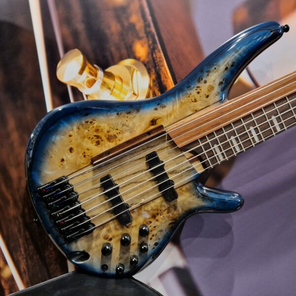 Ibanez SRAS7-CBS Bass Workshop 7-Str Bass Cosmic Blue Sunburst Incl. Softshellcase