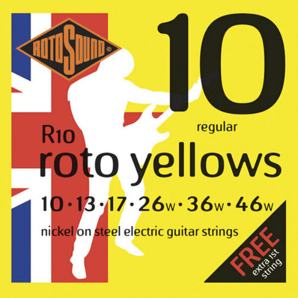 Rotosound R10 Roto Yellows, Regular 10-46