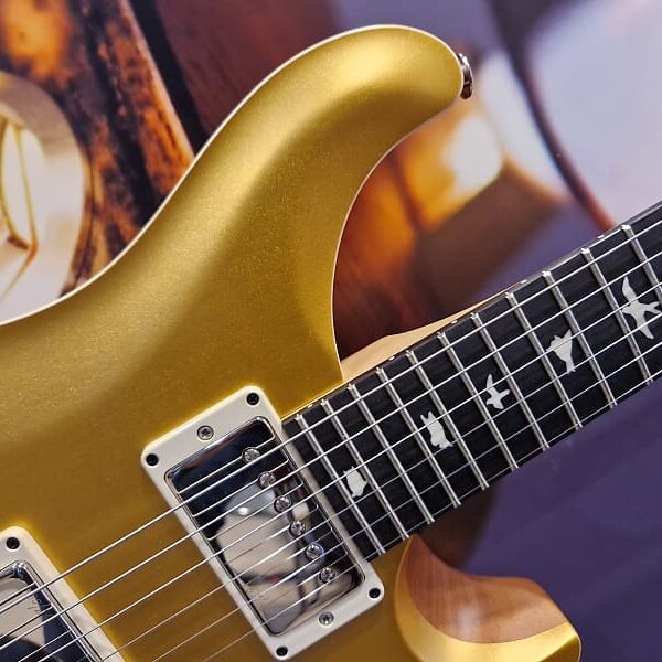 PRS CE 24 Limited Satin Nitro Gold Top E-Guitar + Gigbag