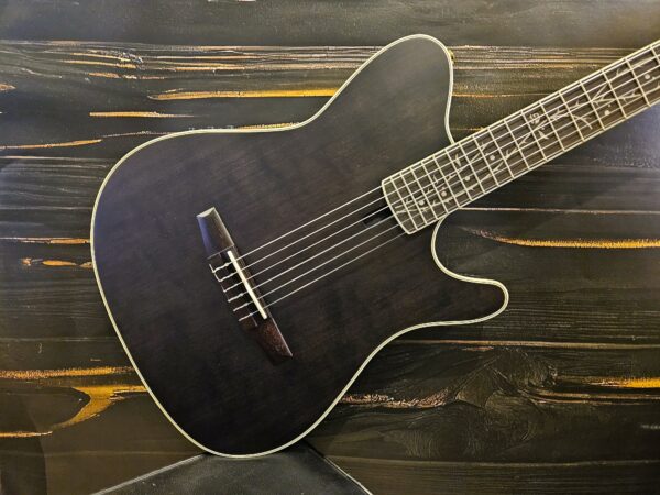 Ibanez TOD10N-TKF Signature Guitar 6-Str. Tim Henson, Nylon String Transparent Black Flat