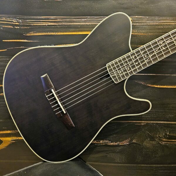 Ibanez TOD10N-TKF Signature Guitar 6-Str. Tim Henson, Nylon String Transparent Black Flat