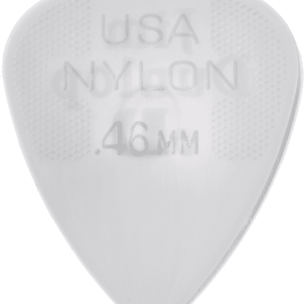 Dunlop Nylon Standard Pick, white, 0.46mm