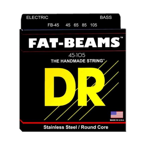 DR FB-45 FAT-BEAMS, Bass Strings - Stainless Steel, Medium 45-105