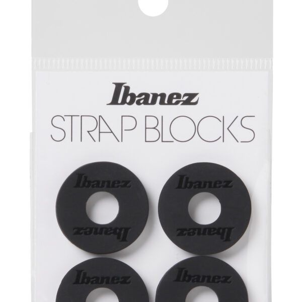 Ibanez ISB4-BK Strap Blocks, Attachment Set Black, 4 Pcs