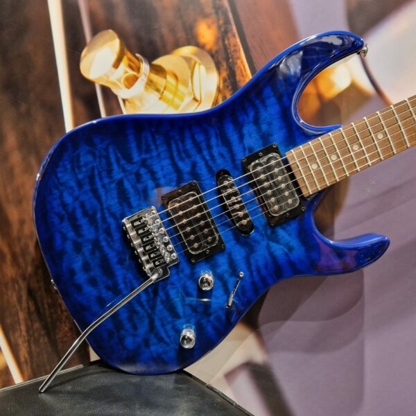 Ibanez GRX70QA-TBB GIO E-Guitar 6 String - Transparent Blue Burst