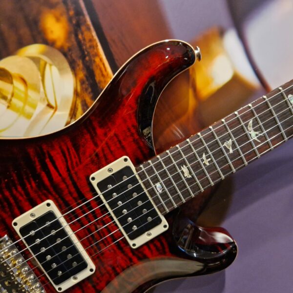 PRS Custom 24-08 Fire Red E-Guitar + Hardcase
