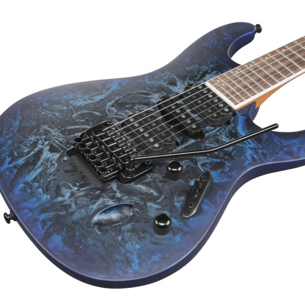 Ibanez S770-CZM S Guitar 6-String, Cosmic Blue Frozen Matte