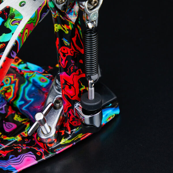 Tama HP900PMPR 50th Limited Iron Cobra Power Glide Single Pedal - Marble Psychedelic Rainbow Finish
