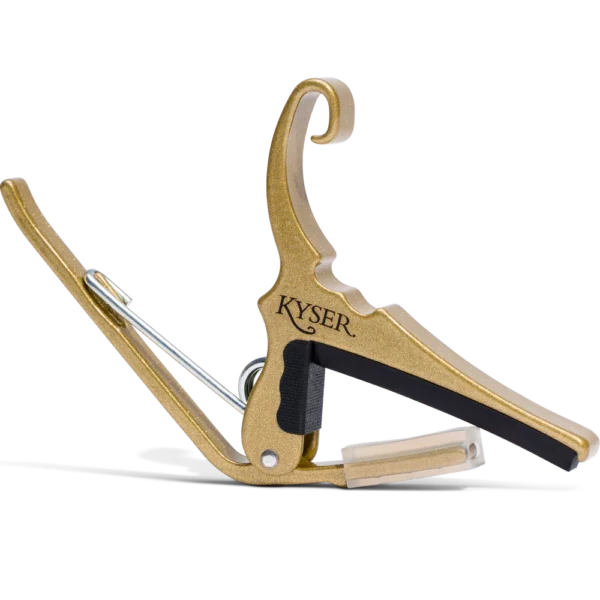 Kyser Quick-Change Acoustic Guitar Capo, Gold