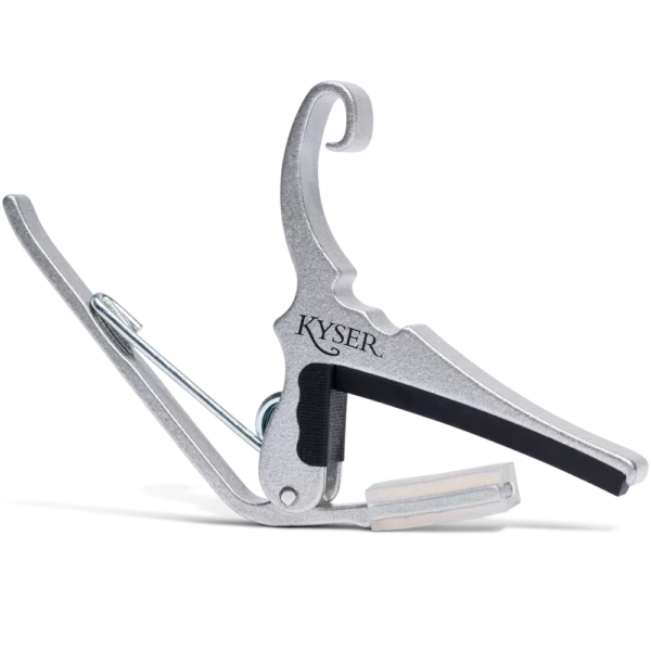 Kyser Quick-Change Acoustic Guitar Capo, Silver