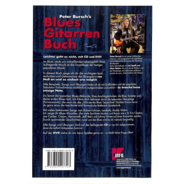 Peter Bursch's Blues Gitarrenbuch, CD+DVD