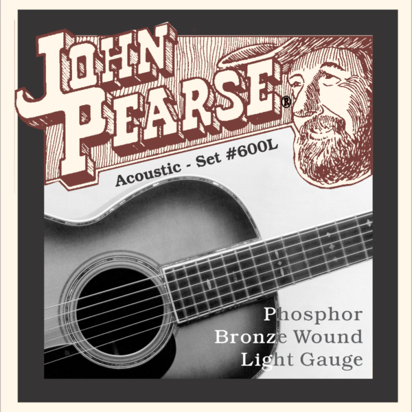 John Pearse #600L Acoustic Guitar Strings, 0.12-0.53