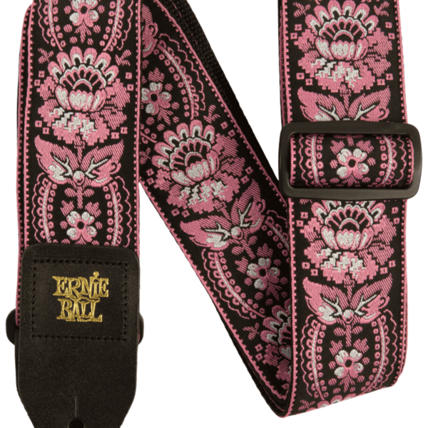 ERNIE BALL EB5347 Gitarrengurt, Jacquard, Pink Orleans