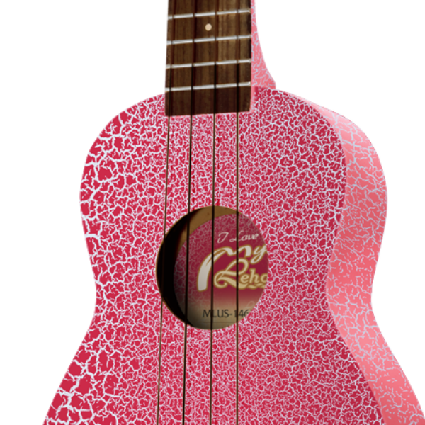 Leho LHUS-146MDR, My Dreamy Red, Sopran-Ukulele + Bag