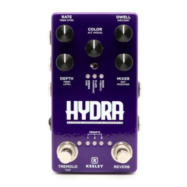 Keeley Hydra - Stereo Reverb / Tremolo 2k24 Purple LTD