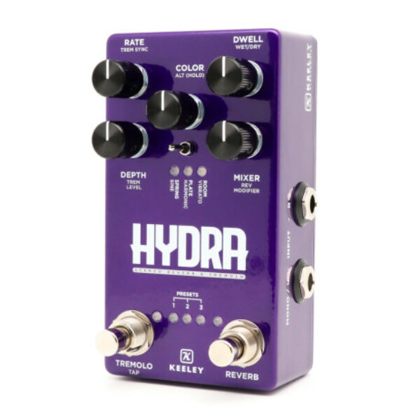 Keeley Hydra - Stereo Reverb / Tremolo 2k24 Purple LTD