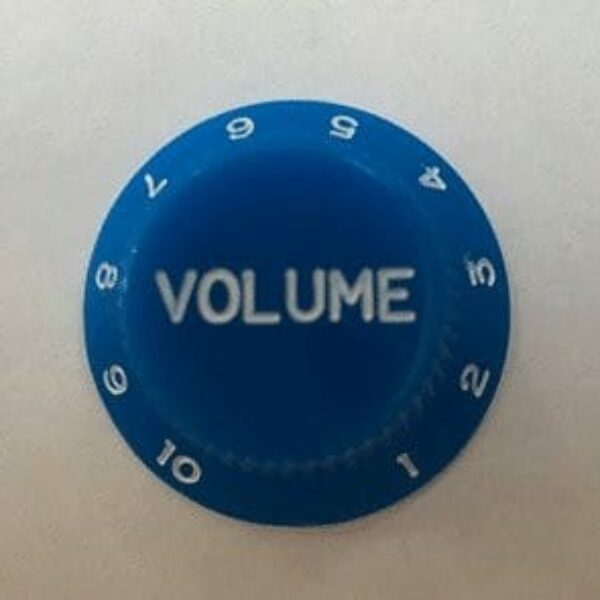 Ibanez 4KB00A0005 Volume Control Knob - Hat type/blue/white letters