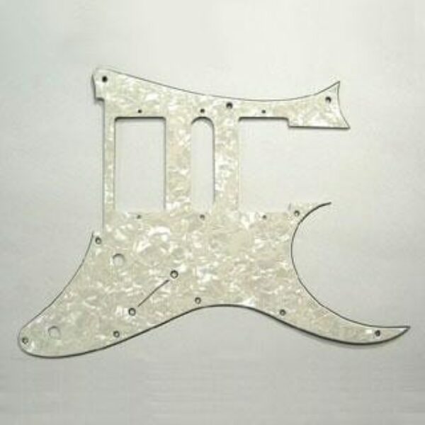 Ibanez 4PG1MA0004 plastic pickguard - white pearloid for JEM555/RG550XH