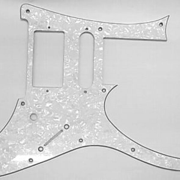 Ibanez 4PG1PA0002 pickguard - White / Pearloid for RG550XH, 3-ply, RG 30 frets, S-H