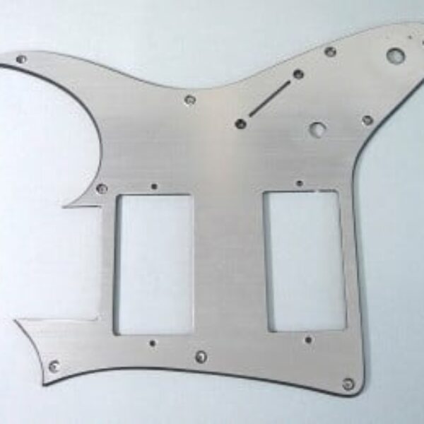 Ibanez 4PG27A0007 plastic pickguard - hairline silver for GRGM08LTD3-NSV