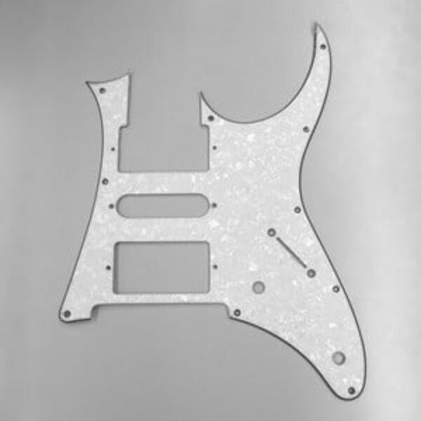 Ibanez 4PGG011R-WHP pickguard for RG350ZB - white pearloid