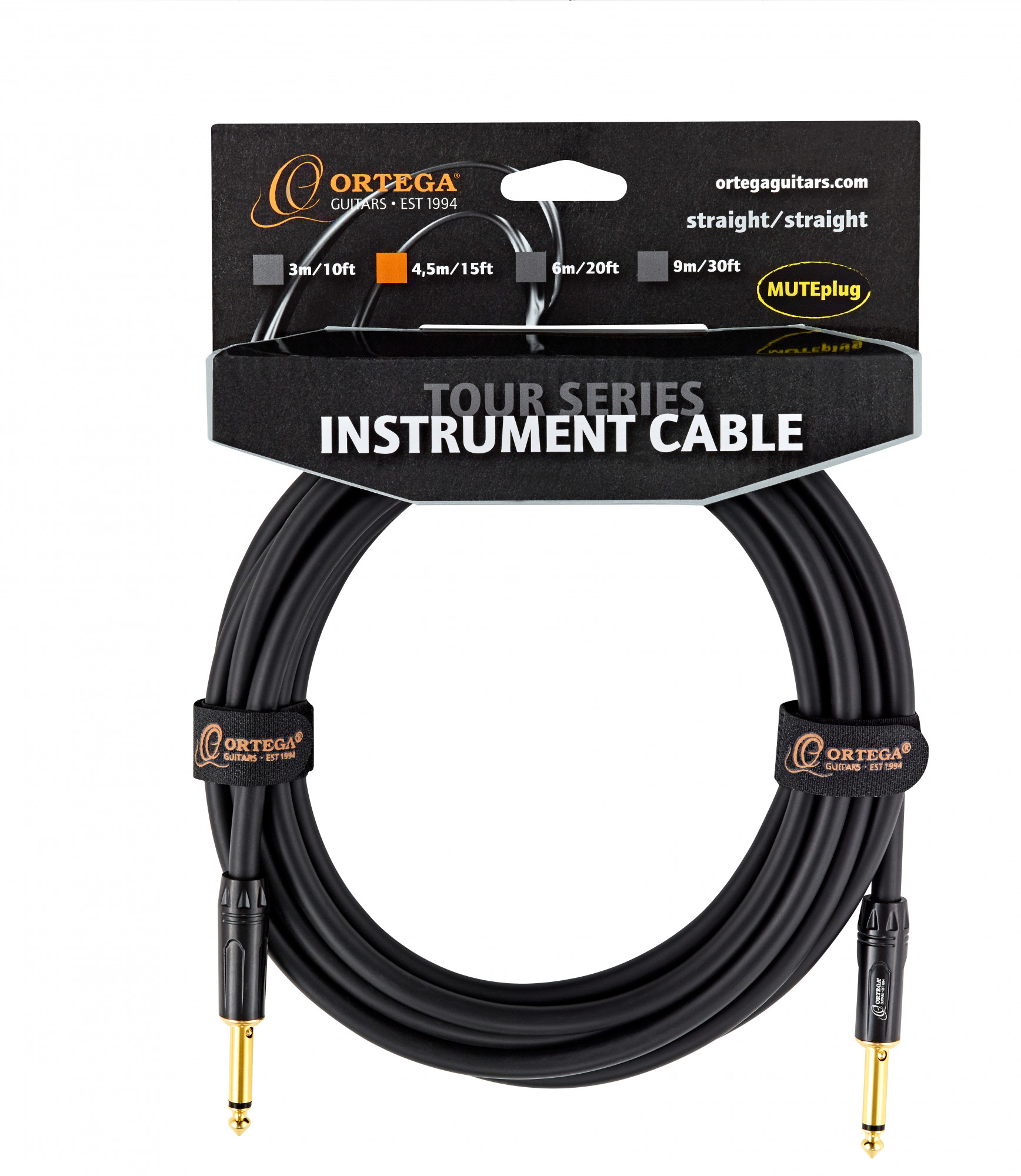 Ortega OTCIS-20 Tour Series Instrument Cable - 6m/20ft