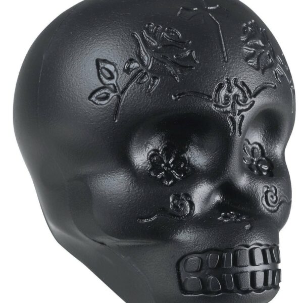 Latin Percussion Shaker Sugar Skull, Black