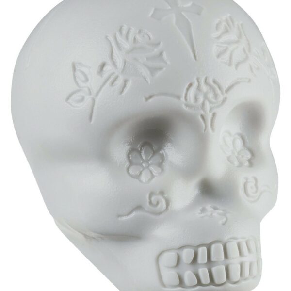 Latin Percussion Shaker Sugar Skull, White