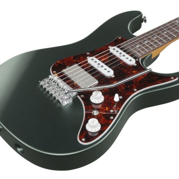 Ibanez AZ2204N-VGF Prestige AZN Electric Guitar 6-String - Ivy Green Metallic Flat + Case