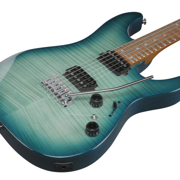 Ibanez AZ24S1F-TXB AZ Electric Guitar 6-String - Transparent Turquoise Burst